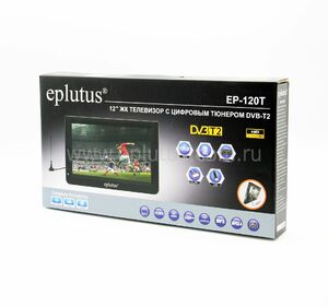 Автомобильный портативный телевизор с DVB-T2 12" Eplutus EP-120T, фото 3