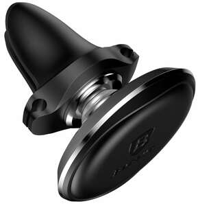 Магнитный держатель на воздуховод Baseus Magn.Air Vent Car Holder with clip (SUGX-A01) black, фото 4