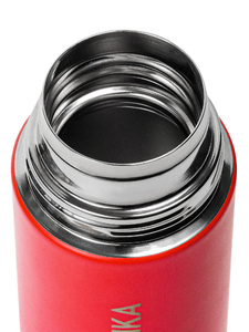 Термос Relaxika 101 (0,75 литра), красный (стикерпак "Альпинизм"), фото 5