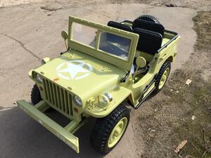 Детский автомобиль Toyland Jeep Willys YKE 4137 Matcha, фото 18