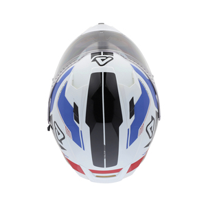 Мотошлем Acerbis X-WAY глянцевый white/blue XL, фото 7