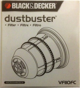 Фильтр Black & Decker VF110FC для минипылесосов (DV9610N, DV1210N), фото 1