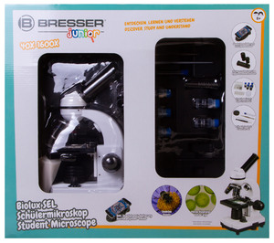 Микроскоп Bresser Junior Biolux SEL 40–1600x, белый, в кейсе, фото 17