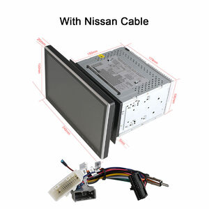 Штатная магнитола CARMEDIA OL-1005 DVD универсальная установка II DIN (кабель Nissan в комплекте), фото 4