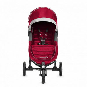 Коляска Baby Jogger City Mini GT Crimson + Бампер BELLY BAR Mounting Brackets