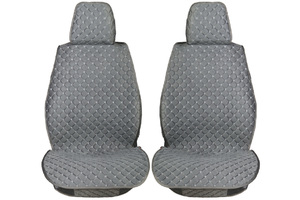 Накидка Seintex велюр Classic Romb (серый), фото 1