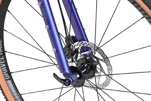 Велосипед Stark'23 Gravel 700.1 D фиолетовый/черный 20", фото 3