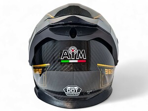 Шлем AiM RH365 Carbon KAIQI GOLDEN M, фото 3