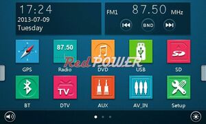 Штатное головное устройство RedPower 12073 Hyundai i30, фото 2