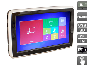 Навесной монитор на подголовник с сенсорным экраном 10.1", Wi-Fi Miracast и HDMI AVEL AVS1088TM, фото 2