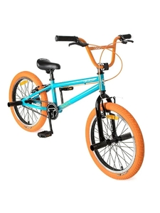 Велосипед BMX Tech Team Goof 20" бирюзово-оранжевый, фото 2