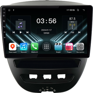 Штатная магнитола FarCar для Peugeot 107, Citroen C1, Toyota Aygo на Android (DX3072M)