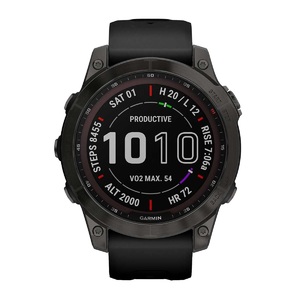 Часы Garmin fenix 7 Sapph Solar, Carbon Gray (010-02540-21G), фото 1