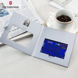 Швейцарская карточка Victorinox SwissCard Quattro, синяя, фото 9