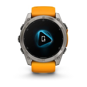 Часы Garmin Fenix 8 51mm AMOLED Saph Graphite DLC Titanium Spark Orange-Graphit Sln(010-02905-53G), фото 4