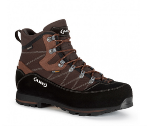 Ботинки треккинговые AKU TREKKER L.3 WIDE GTX, dark grey/brown, р.9,5 (44), фото 1