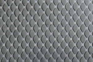 Накидка Seintex велюр Classic Ultra (серый, белая строчка), фото 6