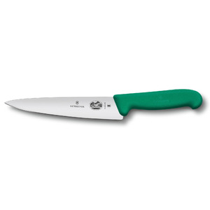 Нож Victorinox разделочный, лезвие 19 см, зелёный, фото 2