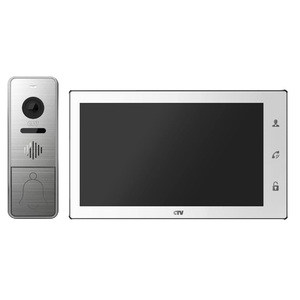 Комплект цветного видеодомофона белый CTV-DP4706AHD