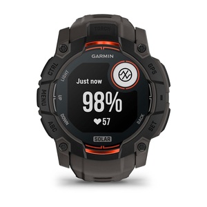 Часы Garmin Instinct 3 50mm Solar Black with Charcoal Silicone (010-02935-40G), фото 7