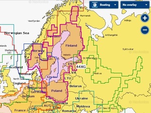Navionics Plus 44XG Балтийское море на карте 16 Гб, фото 1