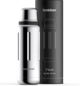 Вакуумный термос для напитков bobber, бытовой, объем 0.47 литра Flask-470 Glossy, фото 3