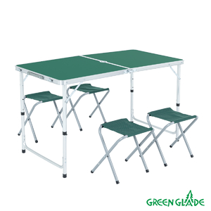 Набор мебели для пикника Green Glade M790-3 (зелёный), фото 1