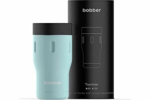 Питьевой вакуумный бытовой термос BOBBER 0.35 л Tumbler-350 Light Blue