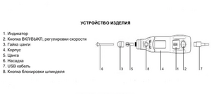 Гравёр аккумуляторный EWA ГР 3.6, Li-ion, 3.6 В, 1.3 Ач, 5000-15000 об/мин, 2.3 мм. В комплекте: аксессуары 91 предметов, USB кабель, кейс, фото 9