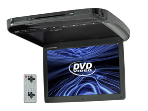 Автомобильный потолочный монитор 15.4" со встроенным DVD Intro JS-1542 DVD (Черный), фото 1