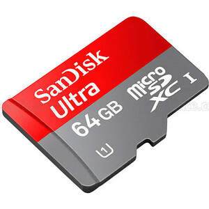 Карта памяти MicroSDXC 64Gb Sandisk класс 10 UHS-1, фото 2