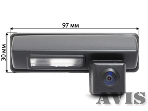 CCD штатная камера заднего вида AVEL AVS321CPR для TOYOTA CAMRY (2007-2011) / HARRIER (2003-2008) / IPSUM (2001-2009) / AVENSIS VERSO (2001-2009) (#043), фото 2