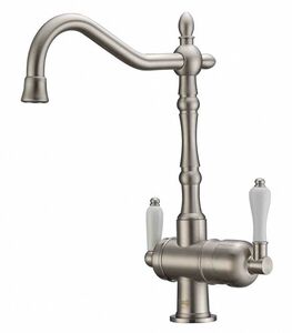 Смеситель для кухни ZORG Sanitary (ZR 326 YF NICKEL) Никель, фото 1