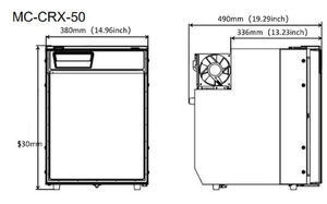 Компрессорный автохолодильник MobileComfort MC-CRX-50(12/24), фото 4