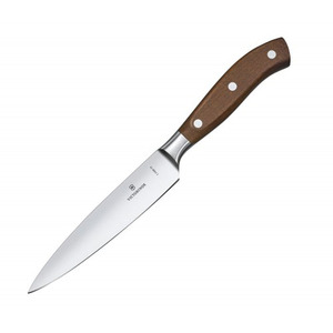 Кованый нож Victorinox Grand maitre Rosewood Chef's Knife в подарочной упаковке, лезвие 15 см прямое, дерево, фото 4