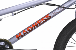 Велосипед Stark'22 Madness BMX 2 серый/красный, фото 4