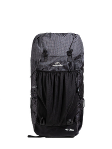 Рюкзак походный Naturehike Rock, 40л + 5л, черный/серый (NH20BB113), фото 1