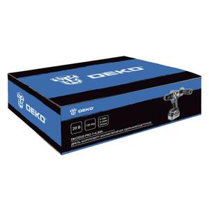 Дрель-шуруповерт аккумуляторная ударная бесщеточная DEKO DKCID20 PRO, 20В, 135 Нм, 1x4.0Ач, фото 10