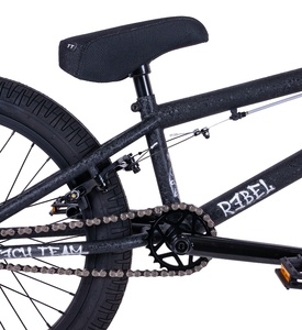 Велосипед BMX Tech Team REBEL 20"х20,5" черный 2024, фото 5