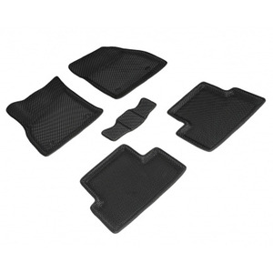 Коврики EVA 3D соты Seintex для Chevrolet Cruze/Astra J (черные, 95257), фото 1