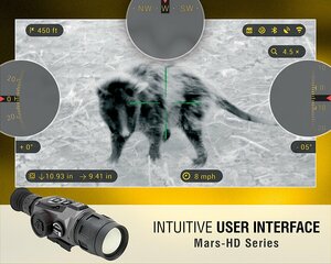 Интеллектуальный цифровой тепловизионный прицел ATNI MARS-HD 640 5-50x, фото 5
