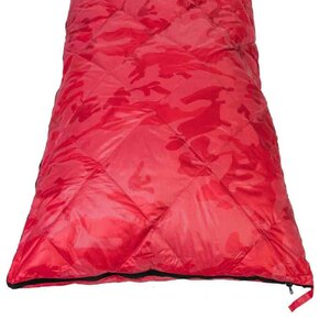 Спальный мешок пуховый 210х72см (t-5C) красный (PR-SB-210x72-R) PR, фото 8