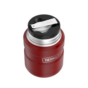 Термос для еды Thermos с ложкой SK3000 MRR (0,47 литра), красный, фото 3