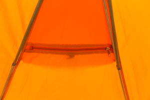Палатка для зимней рыбалки Митек Нельма-1 (оранжевый-бежевый/хаки), фото 9