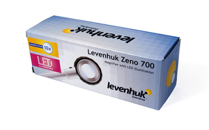 Лупа Levenhuk Zeno 700, 10x, 30 мм, 3 LED, металл, фото 2