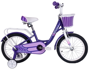 Велосипед Tech Team Firebird 14" фиолетовый (сталь) 2023, фото 1