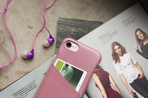 Чехол ZAVTRA для iPhone 7 из натуральной кожи, розовый, фото 5