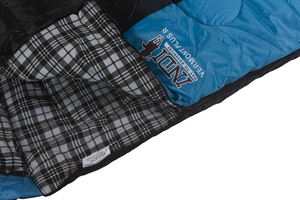 Спальный мешок INDIANA Vermont Plus L-zip от -15 °C (одеяло с подголовником, фланель, 195+35X85 см), фото 5