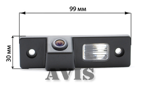 CCD штатная камера заднего вида AVEL AVS321CPR для OPEL ANTARA (#012), фото 2