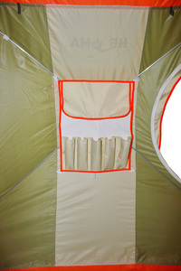 Палатка Митек Нельма Куб 3 (Оранж-беж/Хаки) + пол с 4 лунками, фото 3